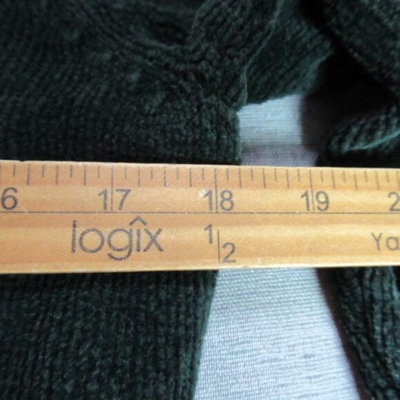 Talbots Sweater Womens Size Small Green Knit Preppy Classic Career Pullover Soft - Picture 7 of 10